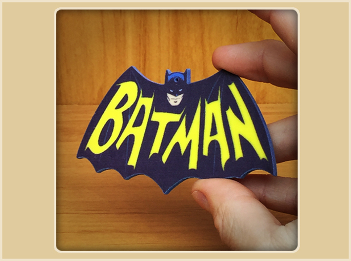 Bat-logo Ornament 3d printed