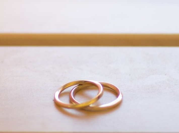 Mobius Wedding Ring-Size 8 3d printed