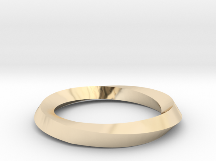 Mobius Wedding Ring-Size 4 3d printed