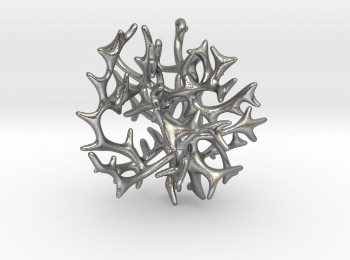 3-dimensional Coral Pendant 3d printed
