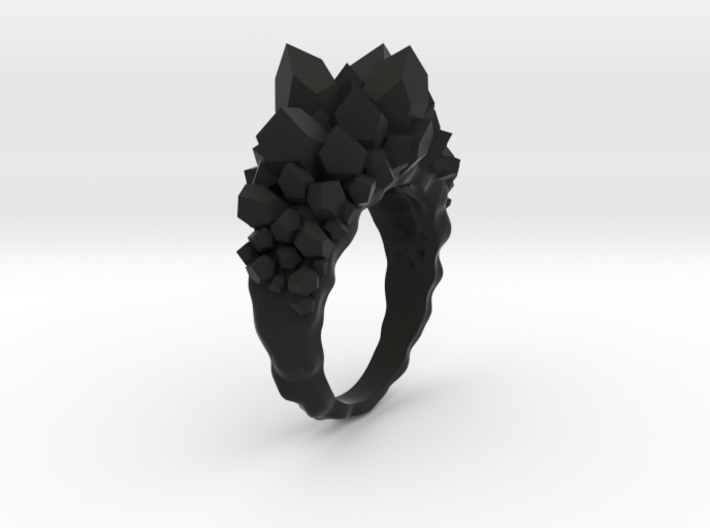 Crystal Ring Size 10 3d printed