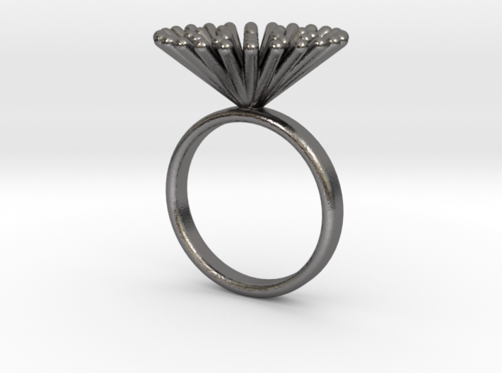 Spike Ring - US 7 size 3d printed 