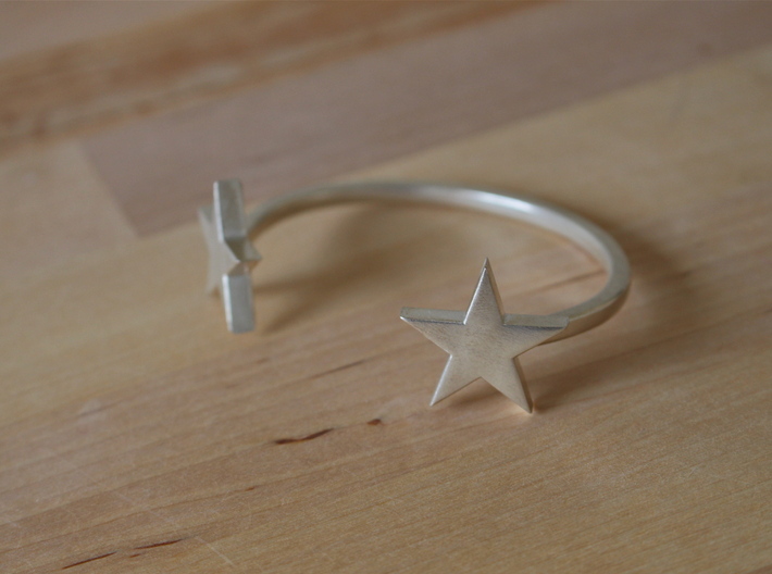 DoubleStar Bracelet 3d printed