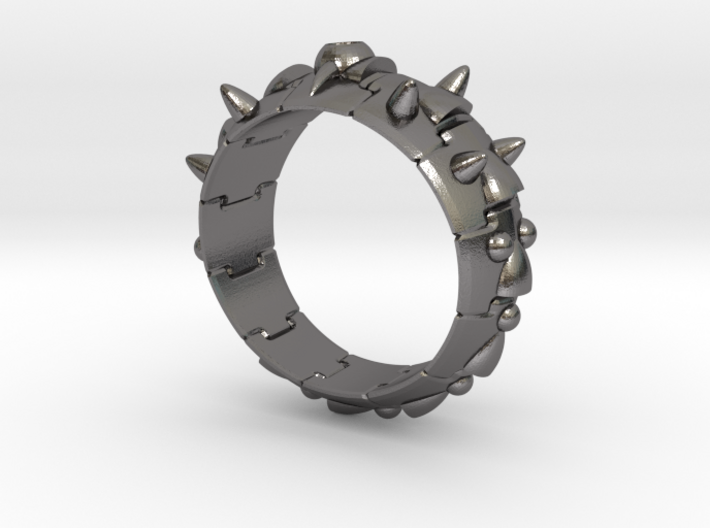 Armor Ring 01 (with stone hole) US13.5 3d printed