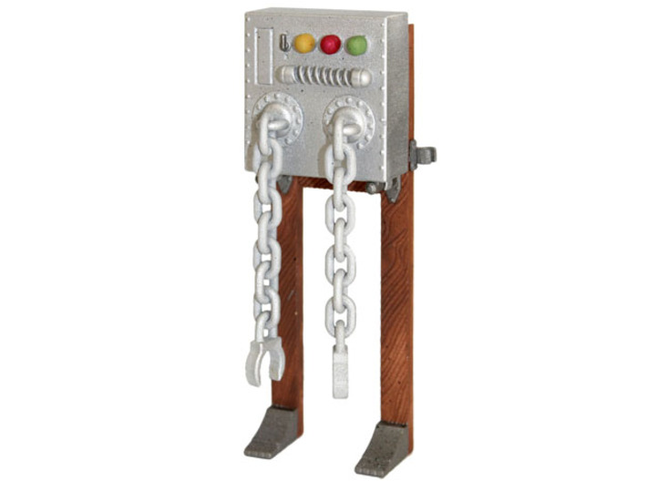 MOTUC Modular Wooden Rack 3d printed Added Skeletors Machine for reference