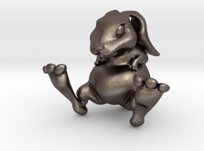 Lucky Bunny Keychain 3d printed