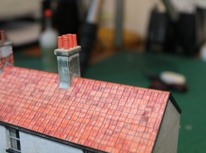 T019 SS Chimney Pots - 4mm Scale 3d printed 