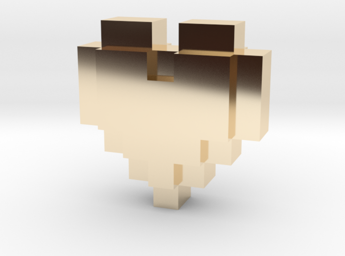 bitc Pixel Heart 3d printed