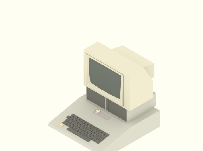 Apple II 3d printed 