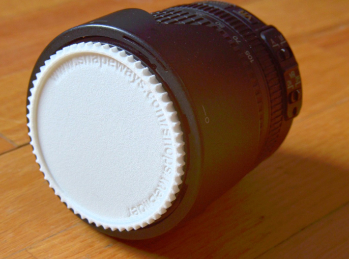 Double threaded lens cap: 72 and 62 mm 3d printed 