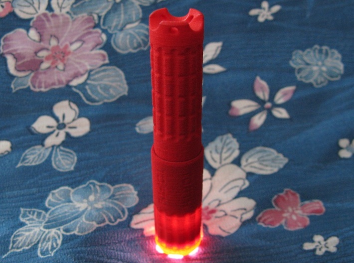 Plastic AAA 1 Torch Host (Flashlight) 3d printed 