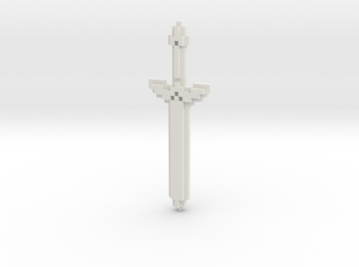 Pixel Art Sword 3d printed