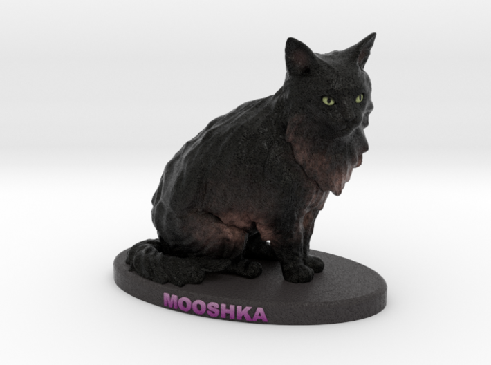 Custom Cat Figurine - Mooshka 3d printed