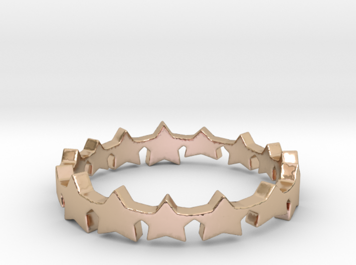 The Stars Shine Brighter Ring | Size 9 3d printed