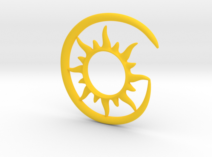 Earhook-Sun 3d printed