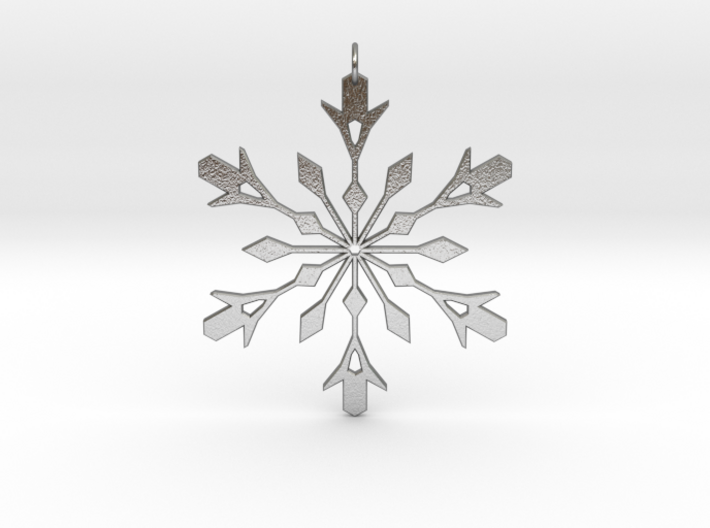 Snowflake Holiday Decor - Tree Ornament 3d printed
