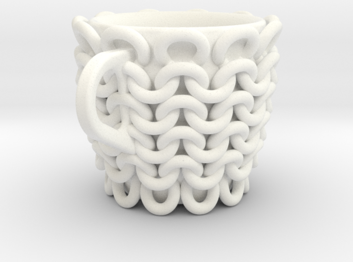 one cup a day | Day 24: Knitted Cup 3d printed