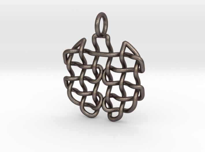 Woven pendant 3d printed