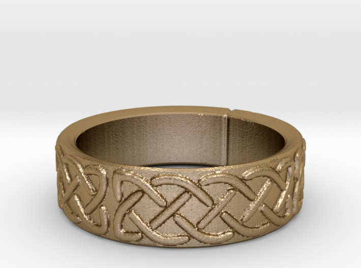 Celtic Knotwork Ring Small 3d printed