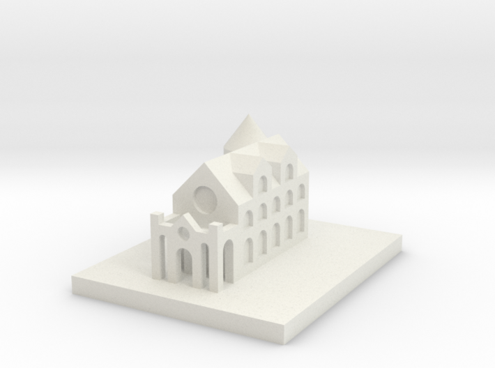 Miniature castle 3d printed 