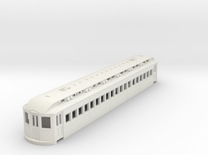 O Scale L&amp;WV Long Steel Coach body shell 3d printed