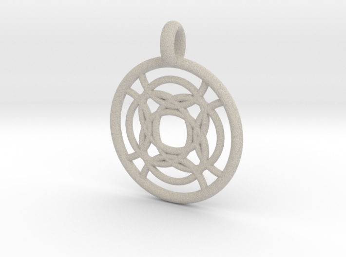 Taygete pendant 3d printed