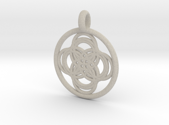 Thebe pendant 3d printed