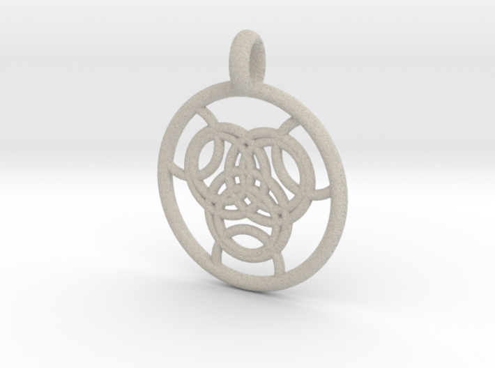 Praxidike pendant 3d printed