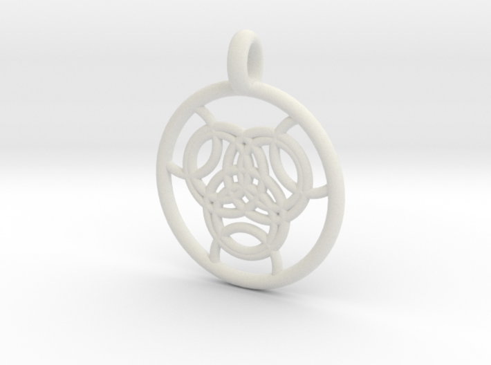 Praxidike pendant 3d printed