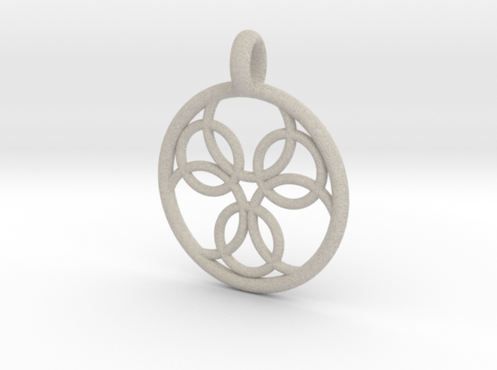 Pasithee pendant 3d printed