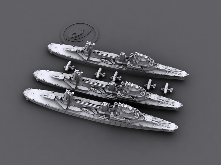 1/4800 IJN Katori-class light cruisers 3d printed Computer software render