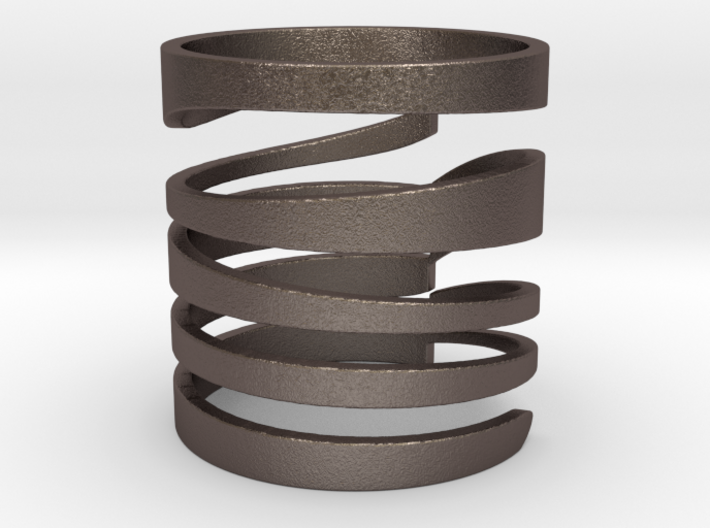 Stripes size7 Ring Size 7 3d printed