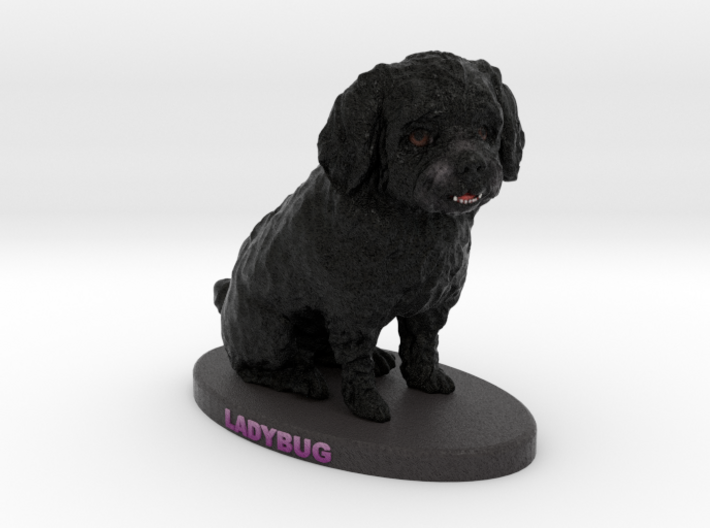 Custom Dog Figurine - Ladybug 3d printed