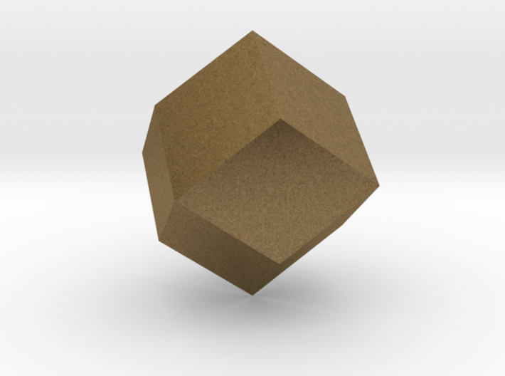rhombic dodecahedron 3d printed