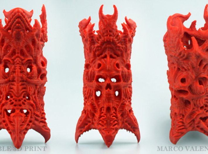 &quot;The Crucible&quot; 3d printed The Crucible 3d printed in red PLA plastic