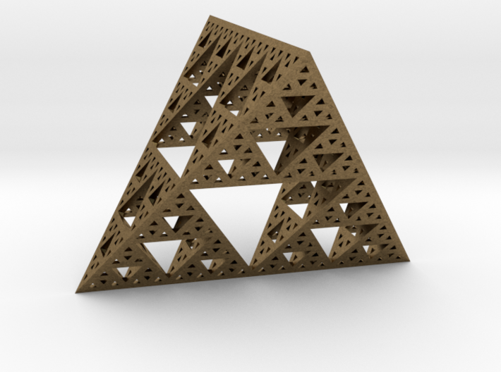 Geometric Sierpinski Tetrahedron level 4 3d printed