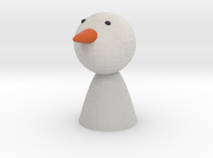 Oleg the Snow Man 3d printed
