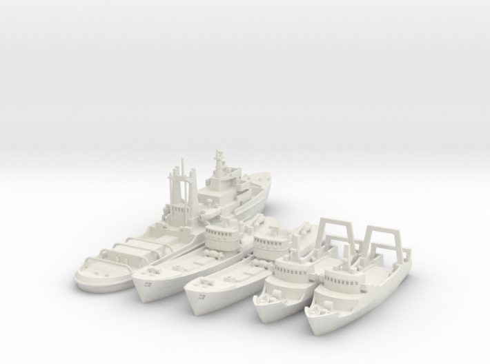 Lloydsman tug and trawlers 1/700 and 1/600 3d printed
