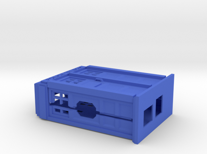 Raspberry Pi 1 case in the shape of a Police Box  3d printed 