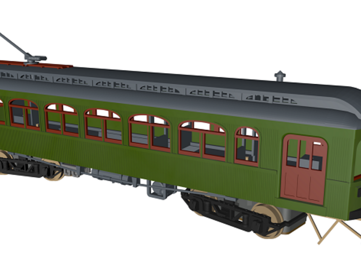 #87-1601 Ohio Railway Museum OPS 21 body 3d printed 