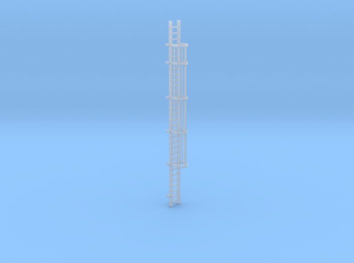 'HO Scale' - 30' Caged Ladder 3d printed