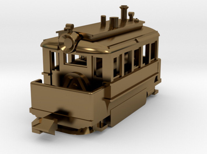1001-2 Baldwin Steam Tram (Type A) 1:148 3d printed