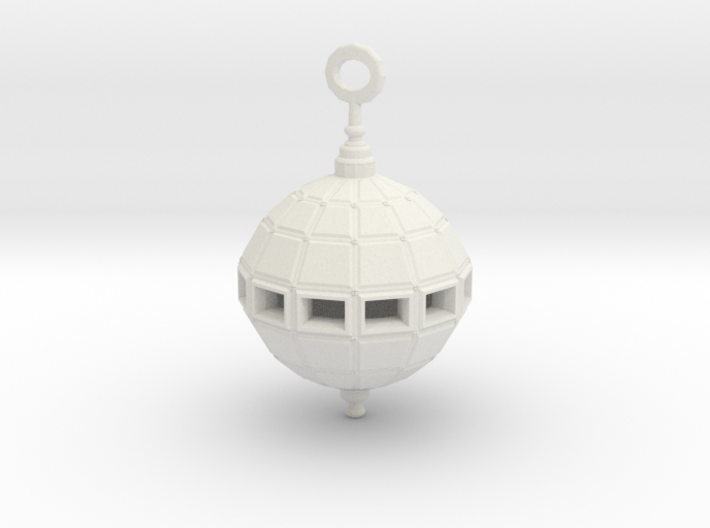 Grenade Bomb Pendant synthetic 3d printed