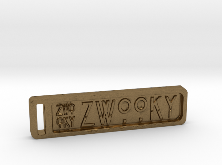 ZWOOKY Keyring 14 rounded 4cm 3mm 3d printed