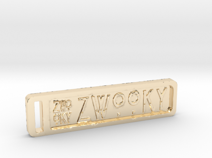 ZWOOKY Keyring 14 rounded 6cm 4mm 3d printed