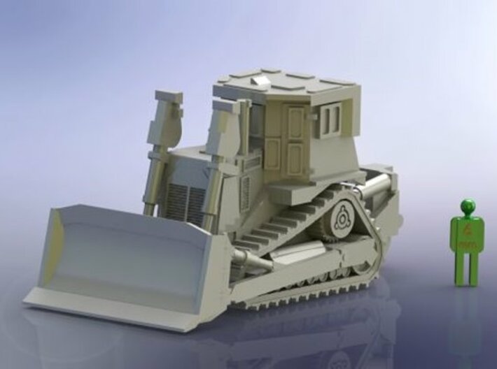 Armored Dozer Doobi 1/220 Z-Scale 3d printed Add a caption...