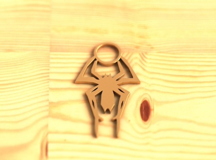 Spider pendant 3d printed