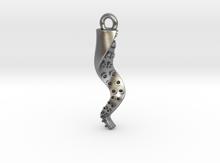 Tentacle Steampunk Charm/Pendant 3d printed