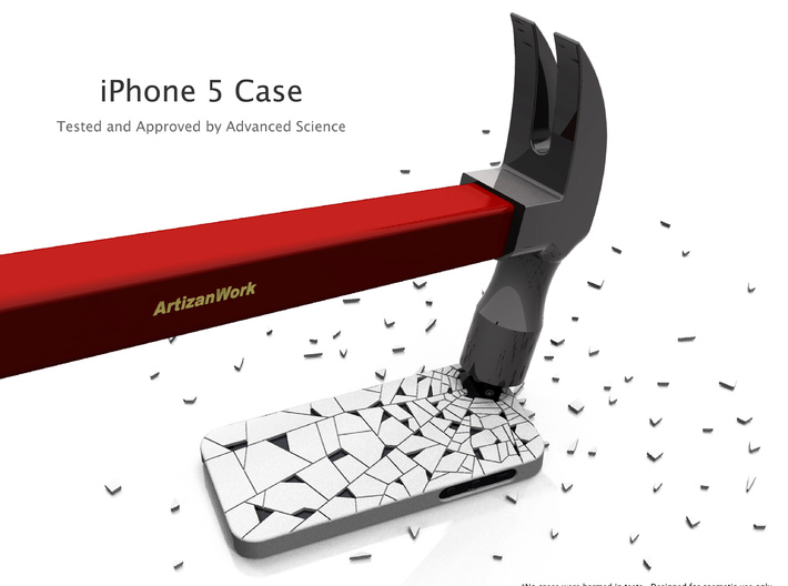 iPhone 5 - &quot;Shattered&quot; Case 3d printed