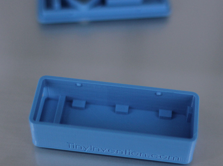 MinimOSD Enclosure w/ support for heat sinks 3d printed 